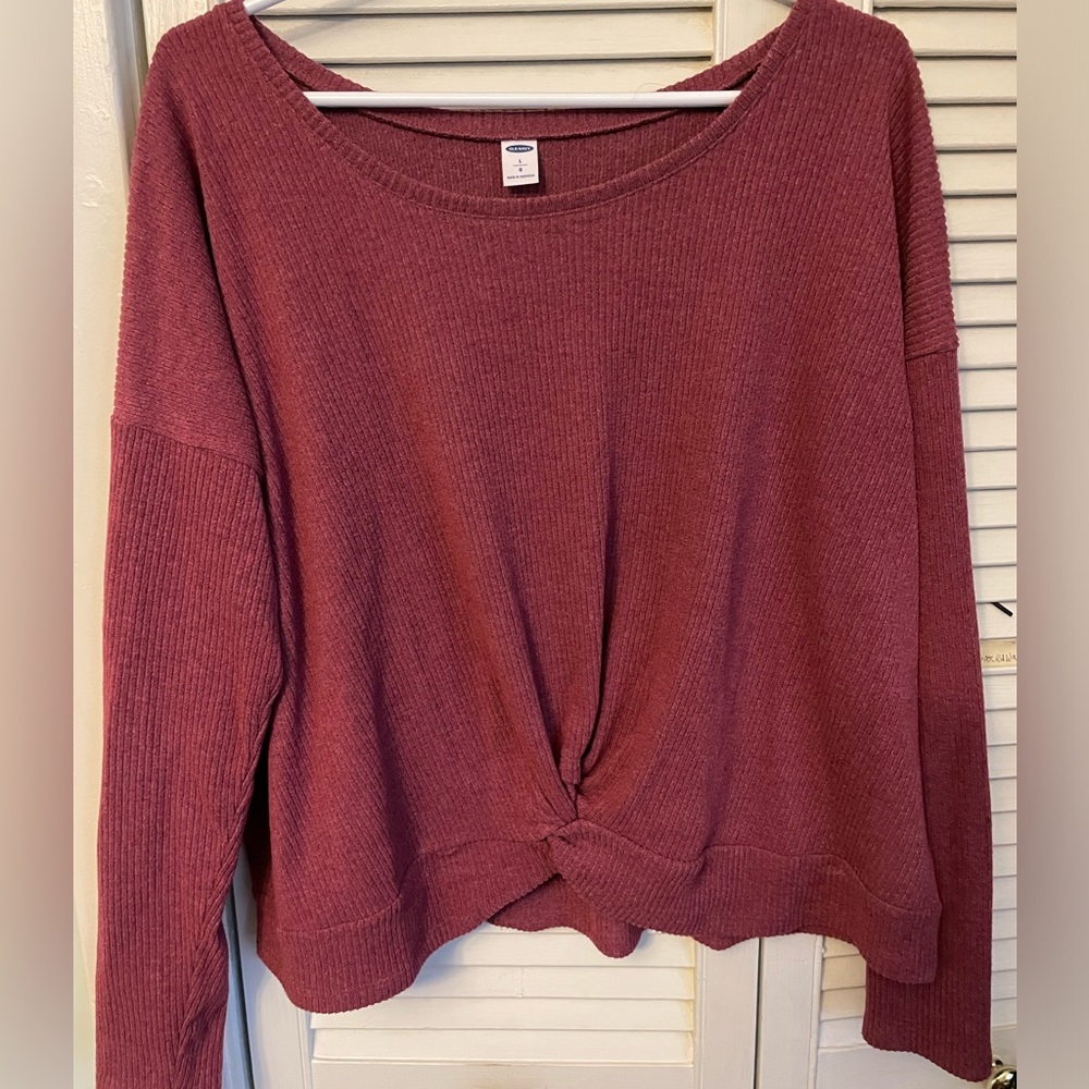 Old Navy ladies pink sweater ladies size large